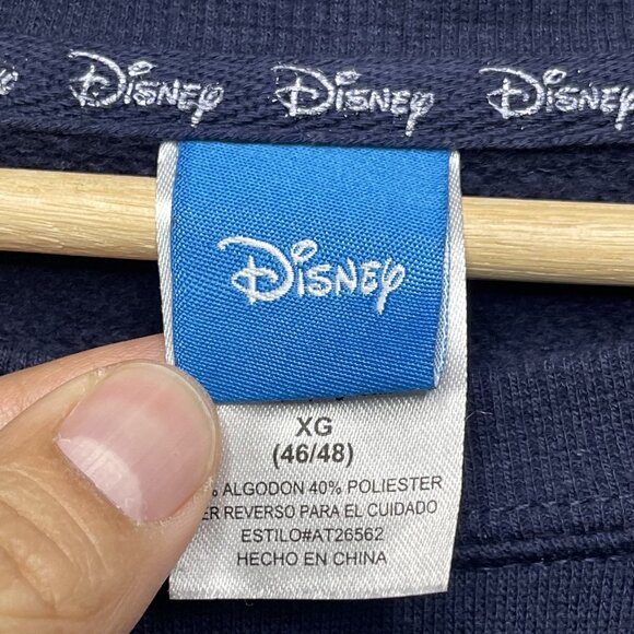 Vintage Disney Mickey Mouse Navy Sweatshirt XL - Picture 3 of 6